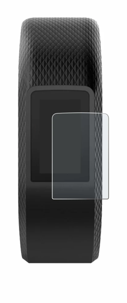 Image de l'appareil Garmin Vivosport avec une grande variété de protections d'écran.
