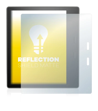 Image de l'appareil Amazon Kindle Oasis 2017 (9ème Gen.) avec une grande variété de protections d'écran.