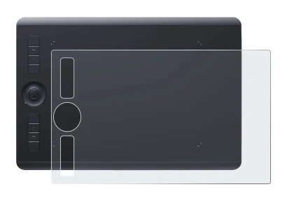 Image de l'appareil Wacom Intuos Pro M (2017) avec une grande variété de protections d'écran.