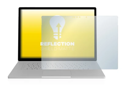Image de l'appareil Microsoft Surface Book 2 15" avec une grande variété de protections d'écran.