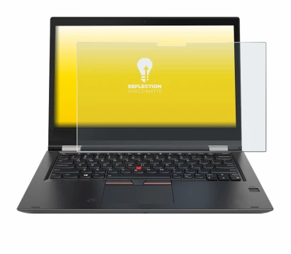 Image de l'appareil Lenovo ThinkPad Yoga X380 avec une grande variété de protections d'écran.