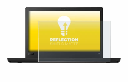 Image de l'appareil Lenovo ThinkPad T480 avec une grande variété de protections d'écran.
