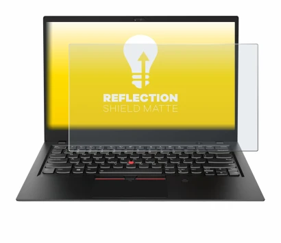 Image de l'appareil Lenovo ThinkPad X1 Carbon (6ème Gen.) avec une grande variété de protections d'écran.