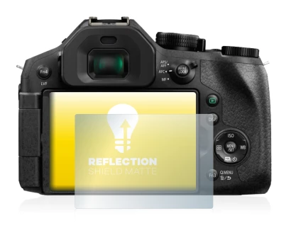 Image de l'appareil Panasonic Lumix DMC-FZ330 avec une grande variété de protections d'écran.