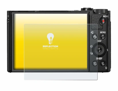 Image de l'appareil Sony Cyber-Shot DSC-HX99 avec une grande variété de protections d'écran.