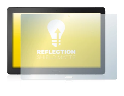 Image de l'appareil Lenovo Tab P10 (10,1") avec une grande variété de protections d'écran.
