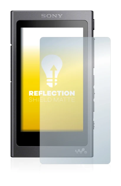 Image de l'appareil Sony Walkman A40 avec une grande variété de protections d'écran.