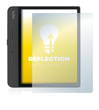 Image de l'appareil Kobo Forma avec une grande variété de protections d'écran.