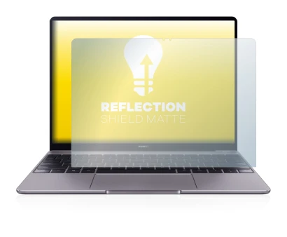 Image de l'appareil Huawei MateBook 13 2019 avec une grande variété de protections d'écran.