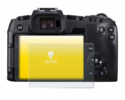 Image de l'appareil Canon EOS RP avec une grande variété de protections d'écran.