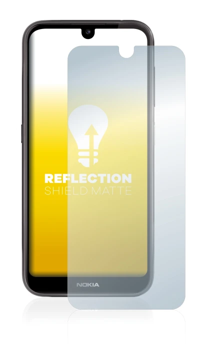 Image de l'appareil Nokia 4.2 avec une grande variété de protections d'écran.