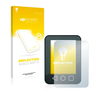 Face avant d’un emballage produit avec le logo de la marque upscreen. À côté, l’appareil Neodrives neoMMI Z20c est représenté