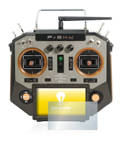 Image de l'appareil FrSky Horus X10 avec une grande variété de protections d'écran.