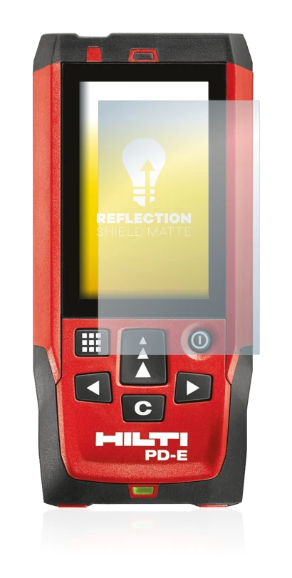 Image de l'appareil Hilti PD-E avec une grande variété de protections d'écran.