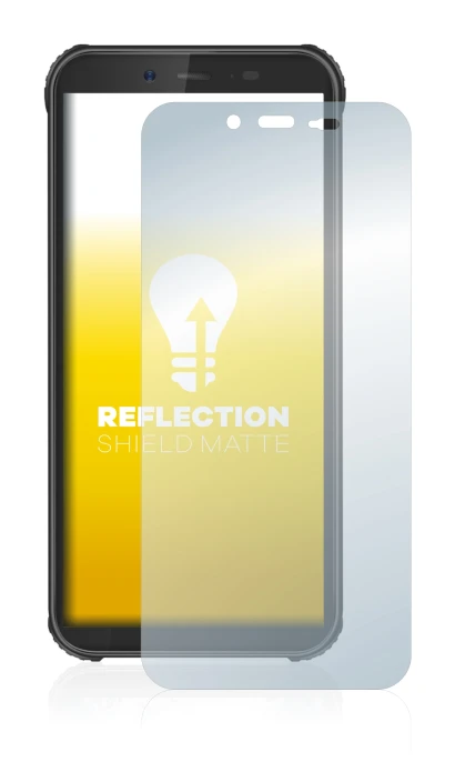 Image de l'appareil Blackview BV5500 avec une grande variété de protections d'écran.