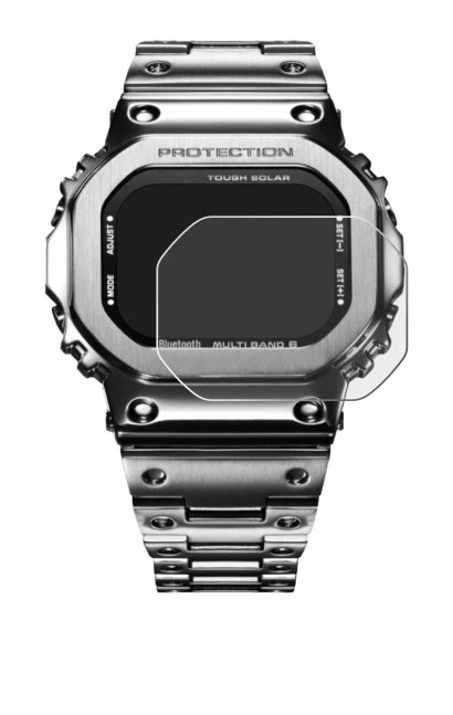 Image de l'appareil Casio G-Shock GMW-B5000D-1ER avec une grande variété de protections d'écran.