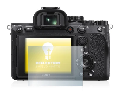 Image de l'appareil Sony Alpha 7R IV avec une grande variété de protections d'écran.