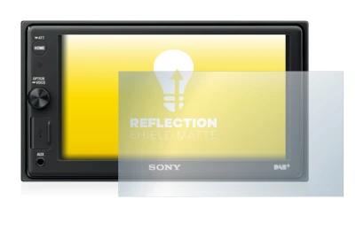 Image de l'appareil Sony XAV-AX1005DB avec une grande variété de protections d'écran.