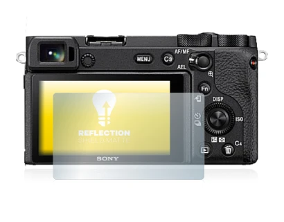 Image de l'appareil Sony Alpha 6600 avec une grande variété de protections d'écran.