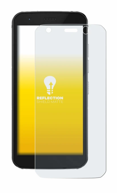 Image de l'appareil Caterpillar Cat S52 avec une grande variété de protections d'écran.