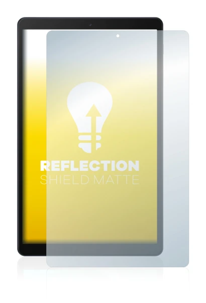 Image de l'appareil Samsung Galaxy Tab A 10.1 LTE 2019 avec une grande variété de protections d'écran.