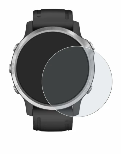 Image de l'appareil Garmin Fenix 6S avec une grande variété de protections d'écran.