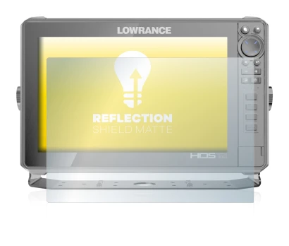 Image de l'appareil Lowrance HDS Live 12" avec une grande variété de protections d'écran.