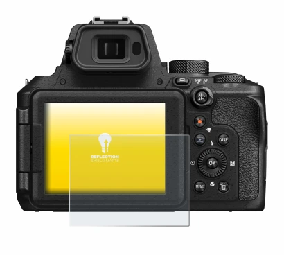 Image de l'appareil Nikon Coolpix P950 avec une grande variété de protections d'écran.