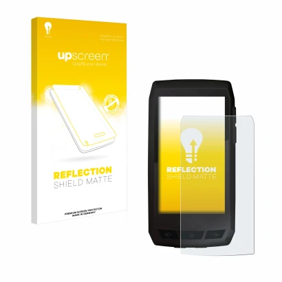 Face avant d’un emballage produit avec le logo de la marque upscreen. À côté, l’appareil Ciclo Navic 400 est représenté avec l