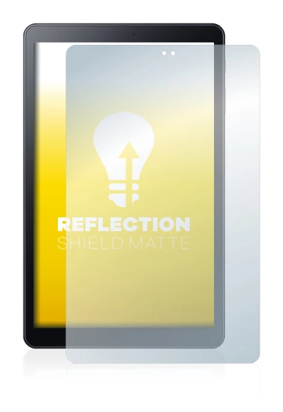 Image de l'appareil Samsung Galaxy Tab A 10.5 WiFi 2018 avec une grande variété de protections d'écran.