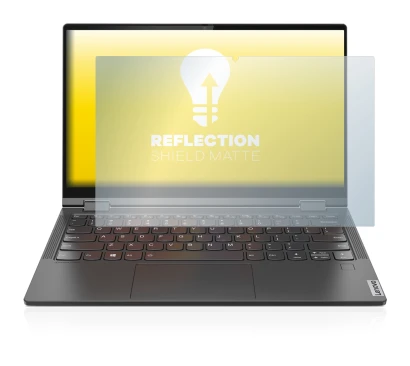 Image de l'appareil Lenovo Yoga C640 avec une grande variété de protections d'écran.