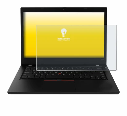 Image de l'appareil Lenovo ThinkPad L490 avec une grande variété de protections d'écran.