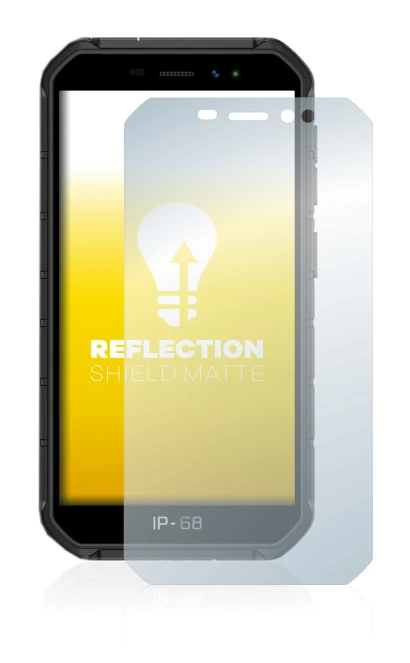 Image de l'appareil Ulefone Armor X7 avec une grande variété de protections d'écran.