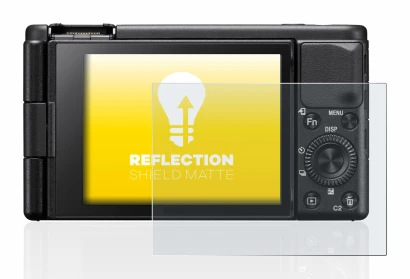 Image de l'appareil Sony ZV-1 avec une grande variété de protections d'écran.