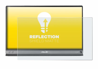 Image de l'appareil ASUS ZenScreen MB16AC avec une grande variété de protections d'écran.