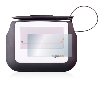 Image de l'appareil Signotec Signature Sigma Lite avec une grande variété de protections d'écran.