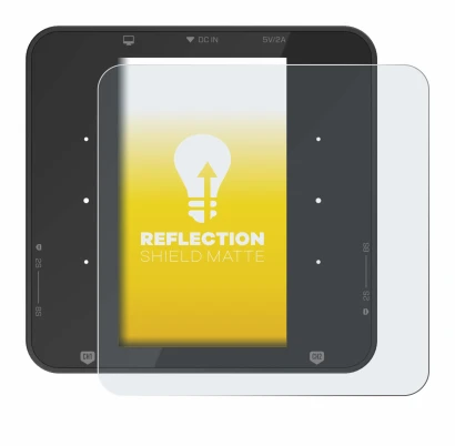 Image de l'appareil ISDT P30 avec une grande variété de protections d'écran.