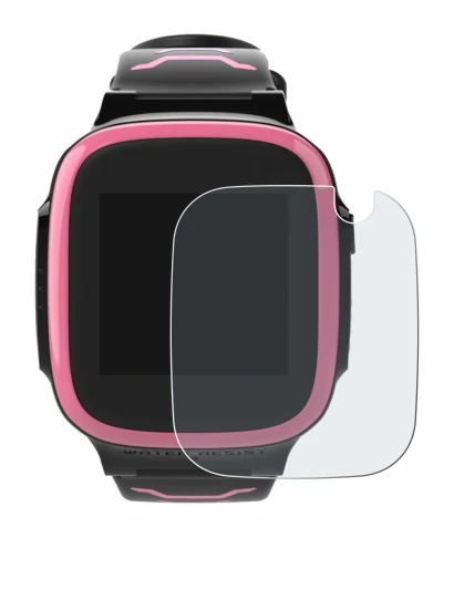 Image de l'appareil Xplora X5 Play avec une grande variété de protections d'écran.