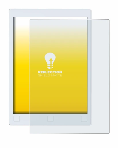 Image de l'appareil reMarkable 2 avec une grande variété de protections d'écran.