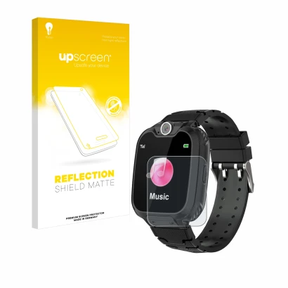 Face avant d’un emballage produit avec le logo de la marque upscreen. À côté, l’appareil Pthtechus S12 est représenté avec la 