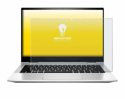 Image de l'appareil HP EliteBook x360 830 G8 avec une grande variété de protections d'écran.