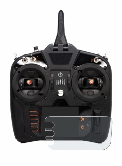 Image de l'appareil Spektrum NX8 avec une grande variété de protections d'écran.