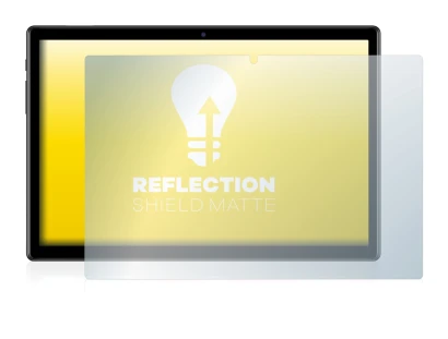 Image de l'appareil Teclast M40 (en paysage) avec une grande variété de protections d'écran.