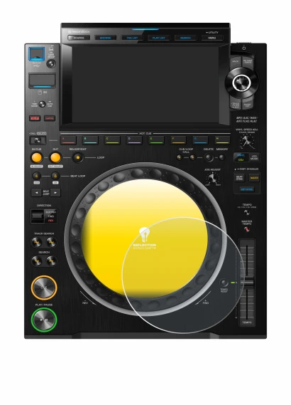 Image de l'appareil Pioneer CDJ 3000 (Cercle) avec une grande variété de protections d'écran.