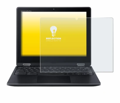 Image de l'appareil Acer Chromebook Spin 512 avec une grande variété de protections d'écran.