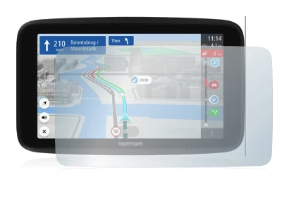 Image de l'appareil TomTom GO Discover 6" avec une grande variété de protections d'écran.