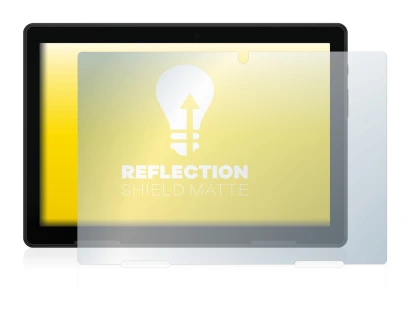 Image de l'appareil MEDION Lifetab E10802 avec une grande variété de protections d'écran.