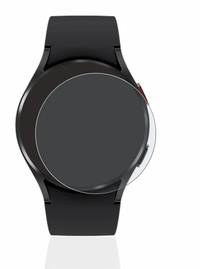 Image de l'appareil Samsung Galaxy Watch 4 (40mm) avec une grande variété de protections d'écran.