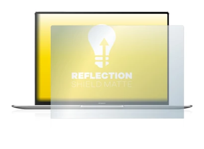 Image de l'appareil Huawei MateBook X Pro 2021 avec une grande variété de protections d'écran.