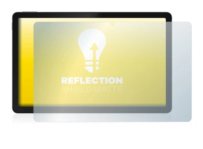 Image de l'appareil realme Pad avec une grande variété de protections d'écran.